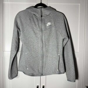 Nike Sweater Women Zipper Gray pockets Hoodie XS